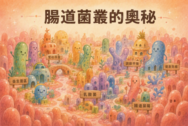 城市意象封面圖裡的腸道菌叢