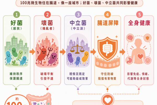 手繪腸道不只是消化器官