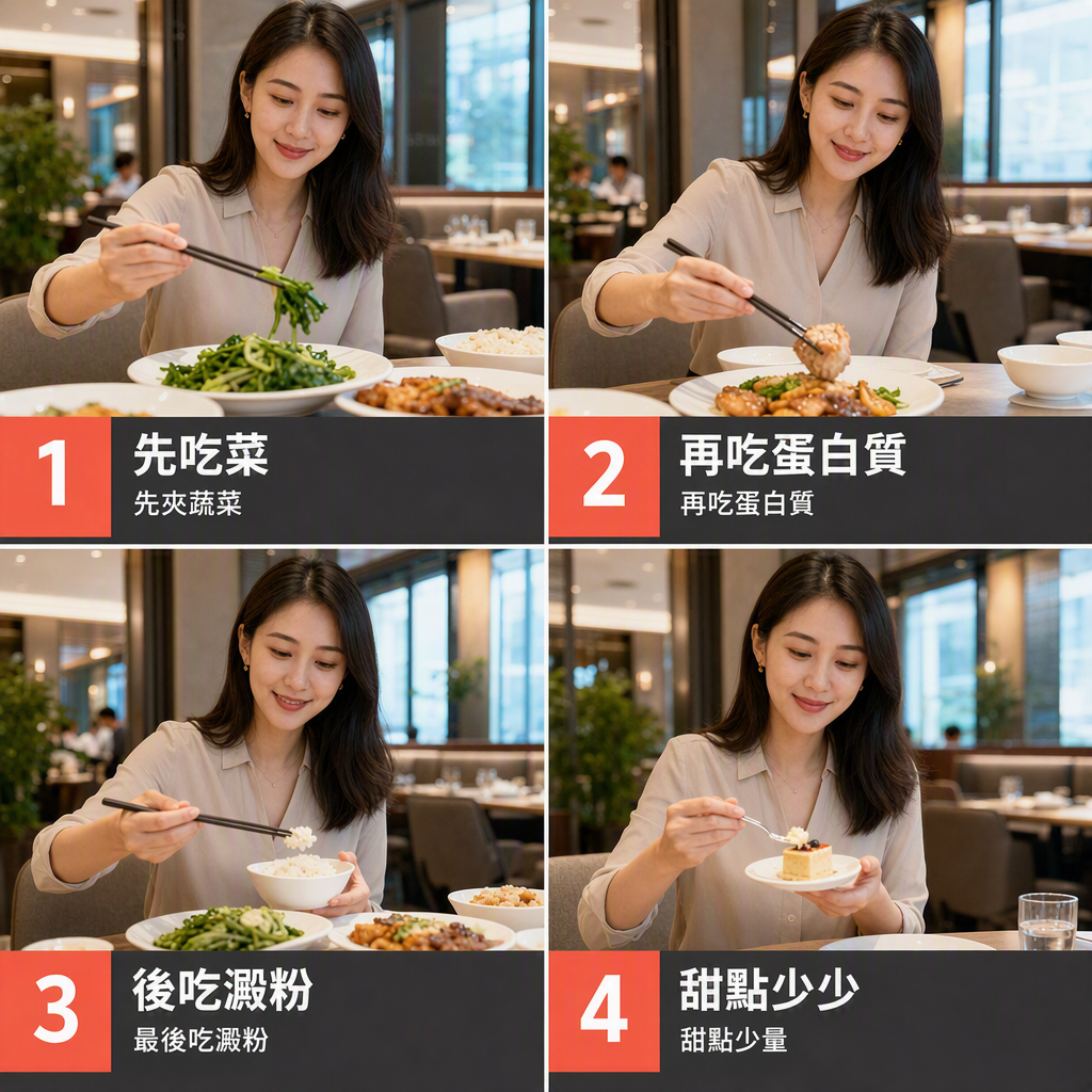 聚餐先吃菜再蛋白質再澱粉