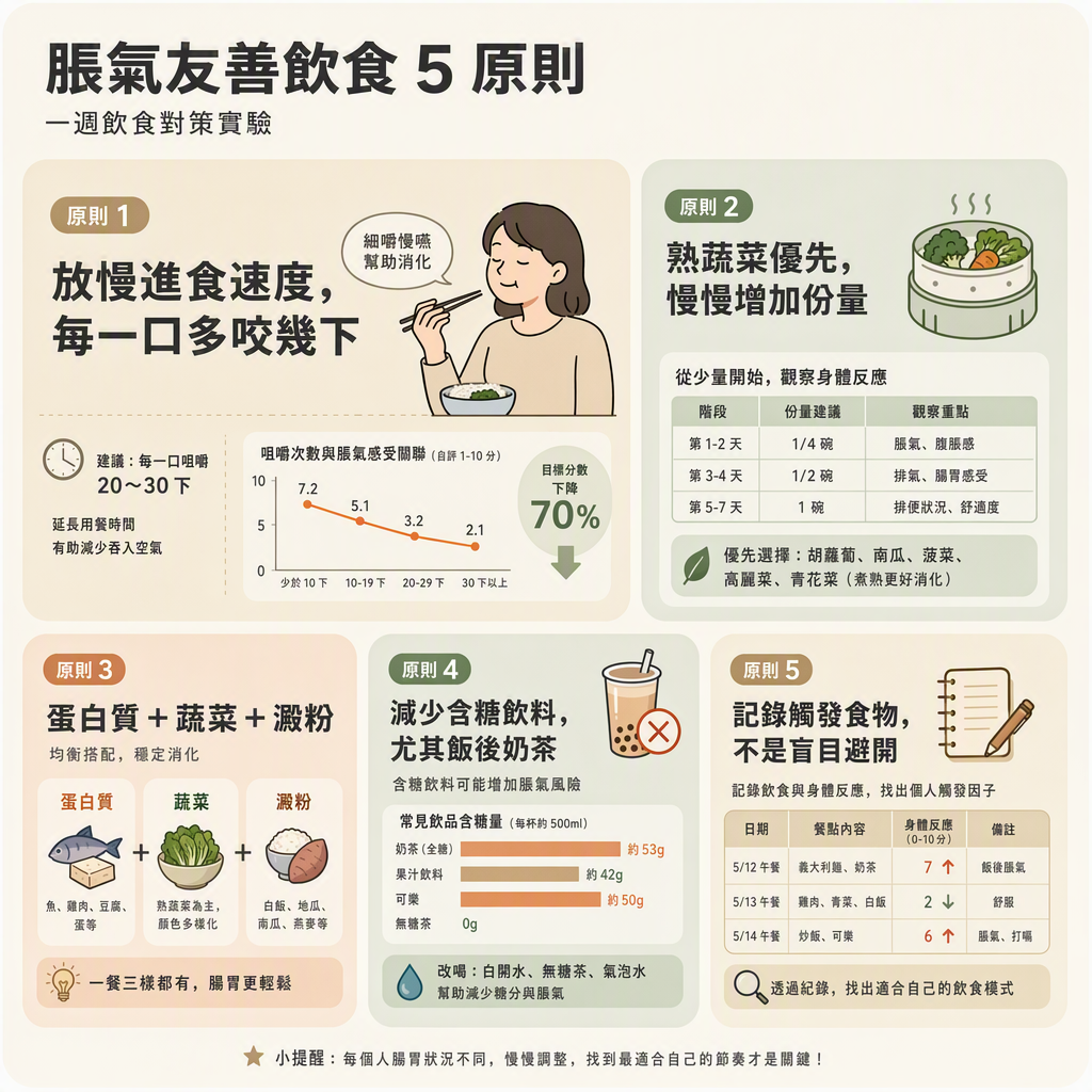 脹氣友善飲食5原則Bento資
