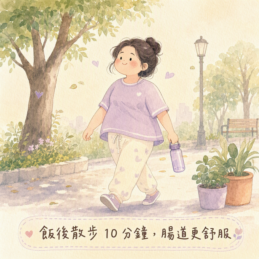 飯後散步公園小路